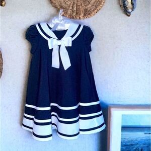 Bonnie Baby l Navy Dress l 24 Months l EUC